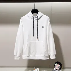 Louis Vuitton Hoodies for MEN Blue/White #B54682