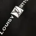 Louis Vuitton Logo Print Crewneck Sweatshirt, Black, White #A69378