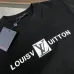Louis Vuitton Logo Print Crewneck Sweatshirt, Black, White #A69378