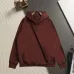 Louis Vuitton Minimal Debossed LV Logo Pullover Hoodie For Men Black Purple Burgundy #A67594
