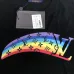 Louis Vuitton Rainbow Monogram Logo Crewneck Sweatshirt, Black, White #A69380