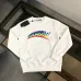 Louis Vuitton Rainbow Monogram Logo Crewneck Sweatshirt, Black, White #A69380