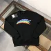 Louis Vuitton Rainbow Monogram Logo Crewneck Sweatshirt, Black, White #A69380