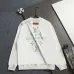 Louis Vuitton Rhinestone Crewneck Sweatshirt, White, Black #A68996