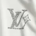 Louis Vuitton Rhinestone Crewneck Sweatshirt, White, Black #A68996