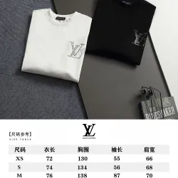 Louis Vuitton Rhinestone Crewneck Sweatshirt, White, Black #A68996