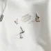 Louis Vuitton Sailboat‑Scene Embroidery Pullover Hoodie Men Sweatshirt, White, Navy Blue #A68175