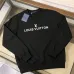 Louis Vuitton Simple Logo Crewneck Sweatshirt, Black, White #A69382