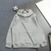 Louis Vuitton Solid Color Embroidery Hoodie, White, Grey, Black #A68995