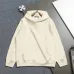 Louis Vuitton Solid Color Embroidery Hoodie, White, Grey, Black #A68995