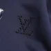 Louis Vuitton Studded Logo Hoodie, White, Navy Blue #A69003