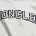 Moncler Classic Logo Embroidered Crew Neck Sweatshirt, White and Black #A69013