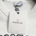 Moncler Classic Logo Embroidered Crew Neck Sweatshirt, White and Black #A69013