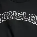Moncler Classic Logo Embroidered Crew Neck Sweatshirt, White and Black #A69013