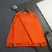 Moncler Classic Script Logo Embroidered Crew Sweatshirt, Orange Cream Black #A69014
