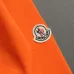 Moncler Classic Script Logo Embroidered Crew Sweatshirt, Orange Cream Black #A69014