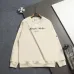 Moncler Classic Script Logo Embroidered Crew Sweatshirt, Orange Cream Black #A69014