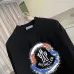 Moncler Color Splash Circle Logo Crewneck Sweatshirt, Black & White #A69402