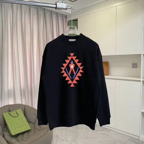 Moncler Ethnic Geometric Logo Crewneck Sweatshirt, Black & White #A69400