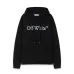 Off - White Classic Logo Print White Hoodie for Fashion Enthusiasts #B54397