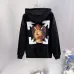 Off-White Angel Painting Arrow Pullover Hoodie, White & Black #A68036