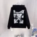 Off-White Geometric Arrow Print Pullover Hoodie, White & Black #A68032