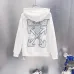 Off-White Geometric Arrow Print Pullover Hoodie, White & Black #A68032