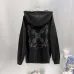 Off-White Hoodie Abstract Arrow Back Graphic Pullover, Black #A68757