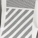 Off‑White Back Mesh Diagonal Stripe Pullover Hoodie, Black White #A68448