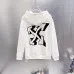 Off‑White Distorted Arrow Graphic Pullover Hoodie, White & Black #A68035