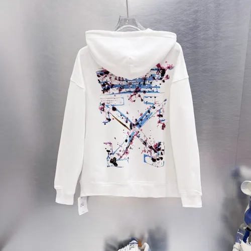 Off‑White Paint Splatter Arrow Pullover Hoodie, White & Black #A68033