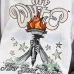 Off‑White Statue Of Liberty Torch Eagle Print Pullover Hoodie, White #A68037