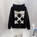 Off‑White Tape Arrow Graphic Pullover Hoodie, Black White #A68445
