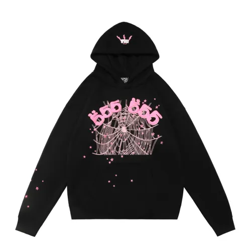 Sp5der Hoodies for MEN Black #B50326
