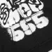 Spider‑5 Men Fleece‑Lined 555 Graphic Zip‑Up Hoodie, Black #A68158