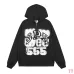Spider‑5 Men Fleece‑Lined 555 Graphic Zip‑Up Hoodie, Black #A68158