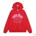 Spider‑5 Men Fleece‑Lined 555 Graphic Zip‑Up Hoodie, Bright Red #A68159