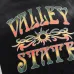 Valley State Flame Sun Graphic Pullover Hoodie, Blue Black #A68443