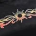 Valley State Flame Sun Graphic Pullover Hoodie, Blue Black #A68443