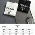 Prada Milano Logo Crew Neck Sweatshirt, White and Black #A69012