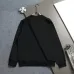 Prada Milano Logo Crew Neck Sweatshirt, White and Black #A69012