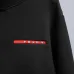 Prada Red Label Zip Up Hoodie, Black #A69399