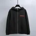 Prada Red Label Zip Up Hoodie, Black #A69399