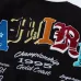 AMIRI Varsity Jacket Multi Patches Chenille Letterman Black Coat #A68801