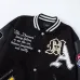 AMIRI Varsity Jacket Multi Patches Chenille Letterman Black Coat #A68801
