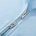 Amiri Chateau California Embroidered Zip‑Up Hoodie Jacket, Light Blue&Black #A67849