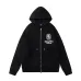 Amiri Chateau California Embroidered Zip‑Up Hoodie Jacket, Light Blue&Black #A67849