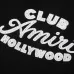 Amiri Club Hollywood Embroidered Zip‑Up Hoodie Jacket, Black #A67848