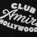 Amiri Club Hollywood Embroidered Zip‑Up Hoodie Jacket, Black #A67848