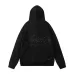 Amiri Colorful Rhinestone Script Zip‑Up Hoodie Jacket, Black #A67854